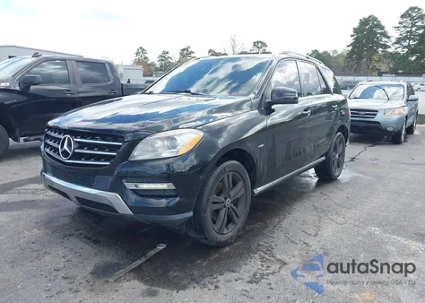 2012 Mercedes-Benz Ml 350 4Matic из США, поврежденный, VIN 4JGDA5HB8CA092518
